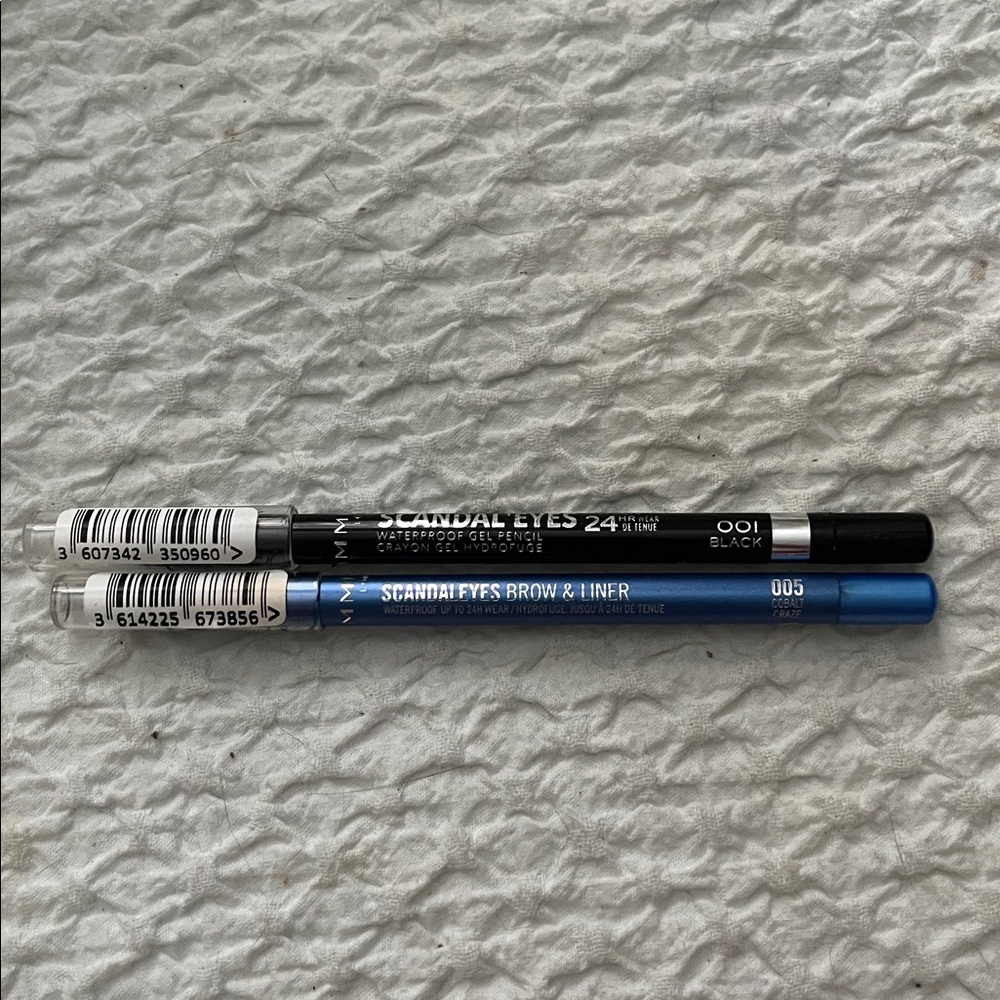 Rimmel Scandaleyes Eyeliner Set - Black and Cobalt